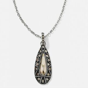 Brighton Silver Teardrop Pendant Necklace